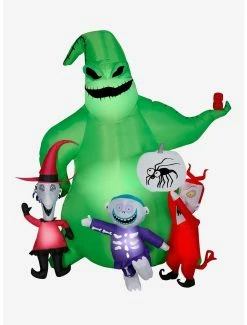 Horror The Nightmare Before Christmas Oogie Boogie And Creatures Inflatable Décor