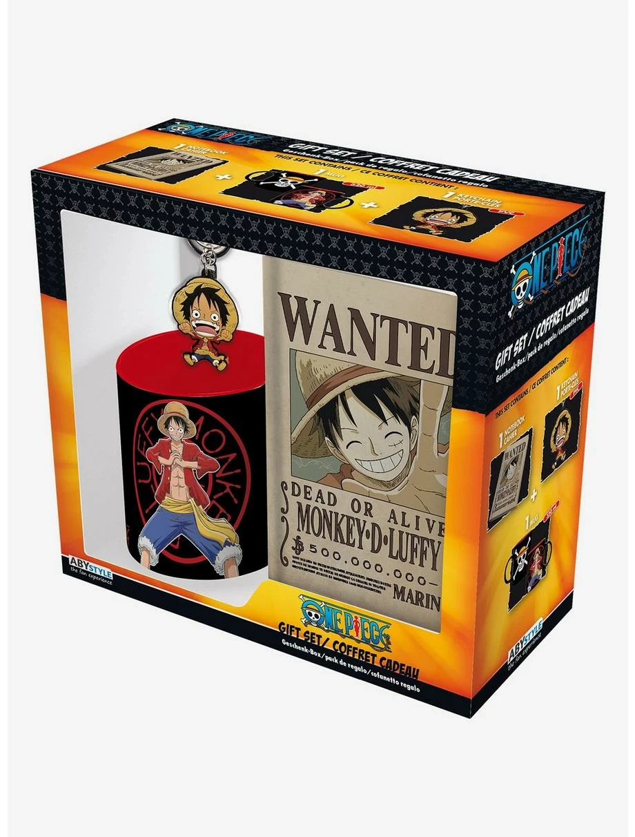 Anime One Piece Monkey D. Luffy 3 Piece Gift Set 1 Anime One Piece Monkey D. Luffy 3 Piece Gift Set