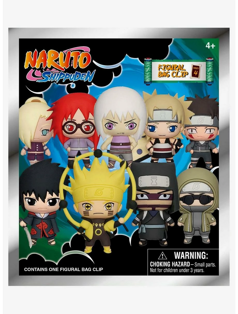 Anime Naruto Shippuden Series 4 Blind Bag Figural Bag Clip