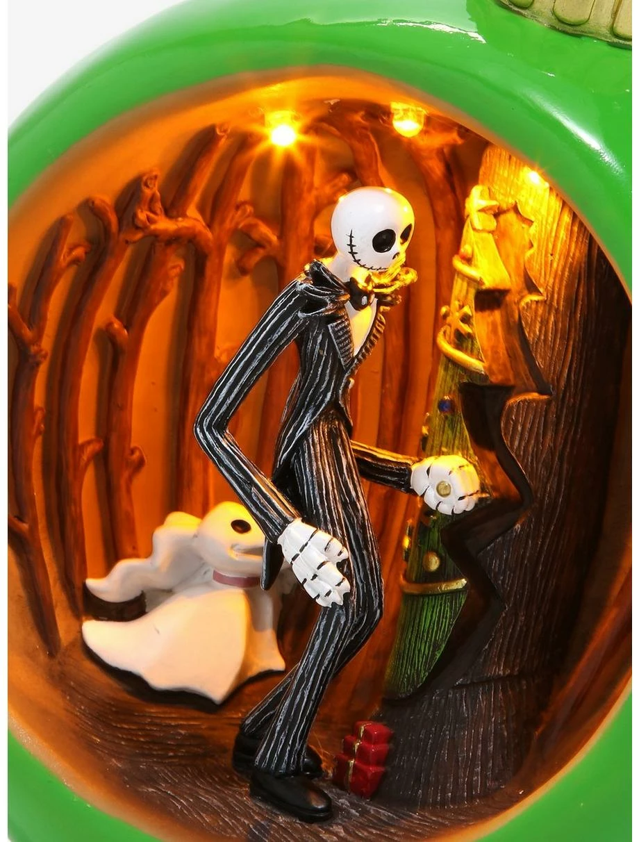 Horror Disney The Nightmare Before Christmas Jack & Zero Go To Christmas Town Light Up Diorama 3 Horror Disney The Nightmare Before Christmas Jack & Zero Go To Christmas Town Light Up Diorama - Image 3