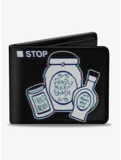 Horror The Nightmare Before Christmas Potion Bottles Bifold Wallet