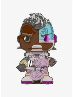 Cartoons Funko Pop! DC Comics Teen Titans Go! Cyborg (The Night Begins To Shine) Large Enamel Pin