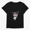 Anime Kuromi Heart Eyes Womens T-Shirt Plus Size