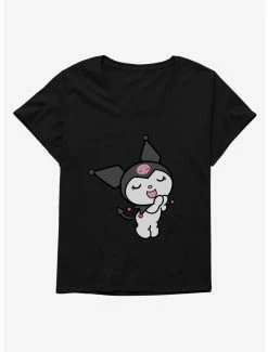 Anime Kuromi Shy Womens T-Shirt Plus Size