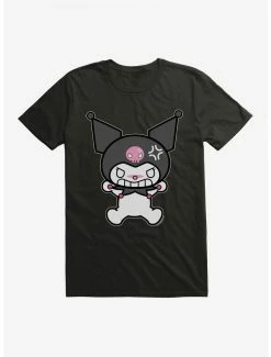 Anime Kuromi Angry Grin T-Shirt