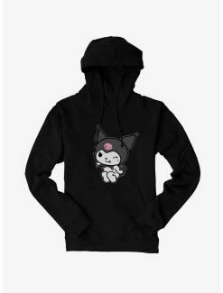 Anime Kuromi Flirty Wink Hoodie