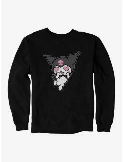 Anime Kuromi Heart Eyes Sweatshirt