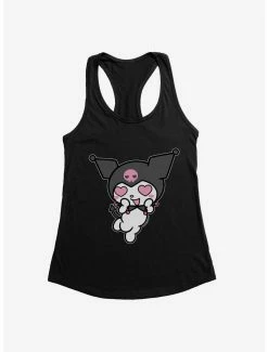 Anime Kuromi Heart Eyes Womens Tank Top