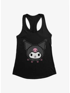 Anime Kuromi Smiles Womens Tank Top