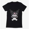 Anime Kuromi Angry Grin Womens T-Shirt