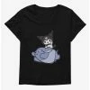 Anime Kuromi Adventure Baku Flying Womens T-Shirt Plus Size