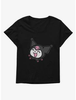 Anime Kuromi All Smiles Womens T-Shirt Plus Size