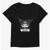 Anime Kuromi Sitting Womens T-Shirt Plus Size