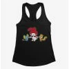 Anime My Melody Dancing With Flat And Risu Womens Tank Top