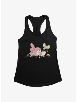 Anime My Melody Outside Adventure With Flat Womens Tank Top