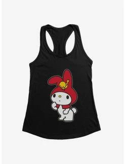 Anime My Melody Thinking Womens Tank Top