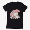 Anime My Melody Napping Womens T-Shirt
