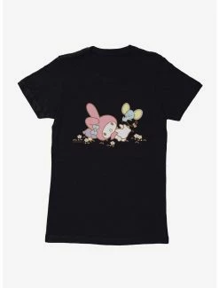Anime My Melody Outside Adventure With Flat Womens T-Shirt