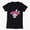 Horror My Melody Writing Womens T-Shirt