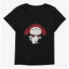 Anime My Melody All Smiles Womens T-Shirt Plus Size