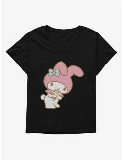 Anime My Melody Bouquet Of Flowers Womens T-Shirt Plus Size