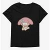Anime My Melody Holding Strawberry Womens T-Shirt Plus Size