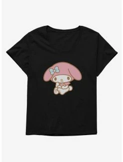Anime My Melody Holding Strawberry Womens T-Shirt Plus Size