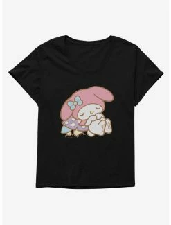 Anime My Melody Napping Womens T-Shirt Plus Size