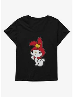 Anime My Melody Thinking Womens T-Shirt Plus Size