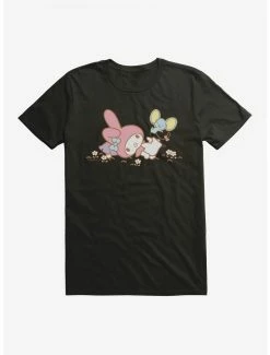 Anime My Melody Outside Adventure With Flat T-Shirt