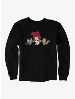 Anime My Melody Dancing With Flat And Risu Sweatshirt