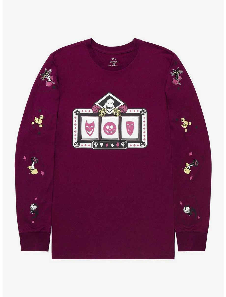 Horror Disney The Nightmare Before Christmas Icons Long Sleeve T-Shirt - BoxLunch Exclusive