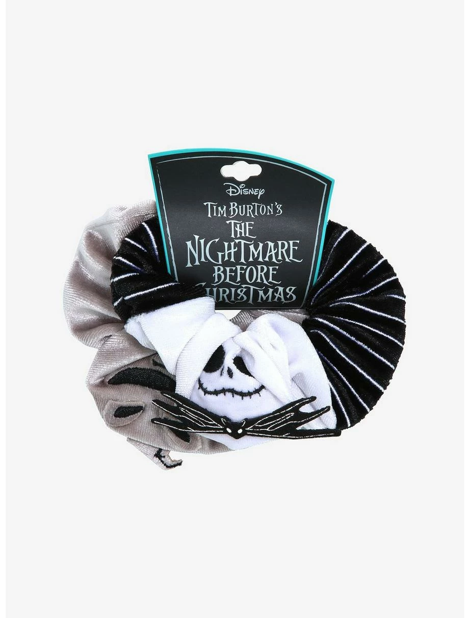 Horror Disney The Nightmare Before Christmas Jack & Oogie Boogie Scrunchy Set - BoxLunch Exclusive - Image 2
