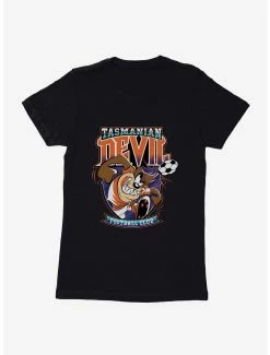 Cartoons Looney Tunes Tasmanian Devil Football Womens T-Shirt