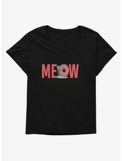 Cartoons SpongeBob SquarePants Gary Meow Womens T-Shirt Plus Size