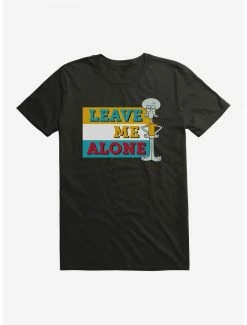 Cartoons SpongeBob SquarePants Squidward Leave Me Alone T-Shirt