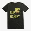 Cartoons SpongeBob SquarePants Sup Fishes T-Shirt