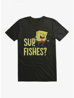 Cartoons SpongeBob SquarePants Sup Fishes T-Shirt