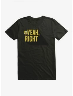 Cartoons SpongeBob SquarePants Yeah, Right T-Shirt