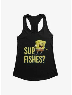 Cartoons SpongeBob SquarePants Sup, Fishes Womens Tank Top