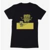 Cartoons SpongeBob SquarePants Shadow Typography Womens T-Shirt
