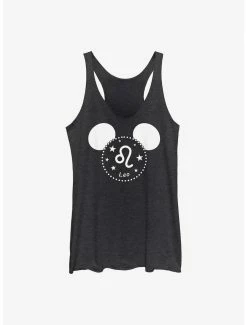 Cartoons Disney Mickey Mouse Leo Ears Womens Tank Top