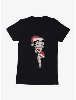 Cartoons Betty Boop Christmas Wishes Womens T-Shirt
