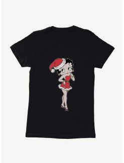 Cartoons Betty Boop Santa Betty Womens T-Shirt