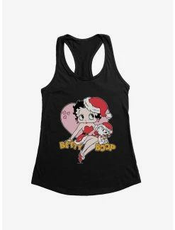 Cartoons Betty Boop Pudgys Christmas Womens Tank Top