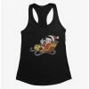 Cartoons Betty Boop Sleigh Ride Womens Tank Top