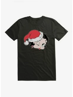 Cartoons Betty Boop Christmas Kiss T-Shirt