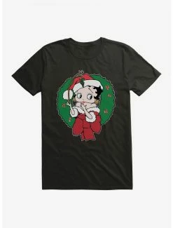 Cartoons Betty Boop Mistletoe T-Shirt