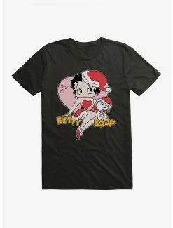Cartoons Betty Boop Pudgys Christmas T-Shirt