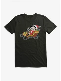 Cartoons Betty Boop Sleigh Ride T-Shirt